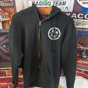 Black Rifle Coffee Company Mens Full Zip Hooded Jacket Size Large